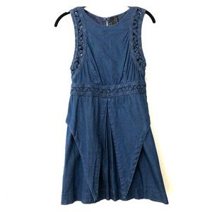 Denim Anthropologie mini dress